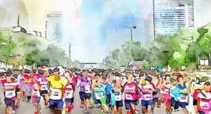 マラソン大会のイメージ